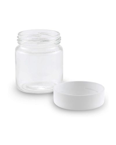 Tarro abierto de la Yogurtera para 7 yogures de Clatronic JM3344