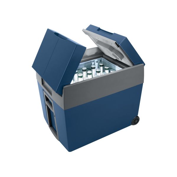 Nevera con Ruedas para Camping de 48 litros. De Mobicool - botellas