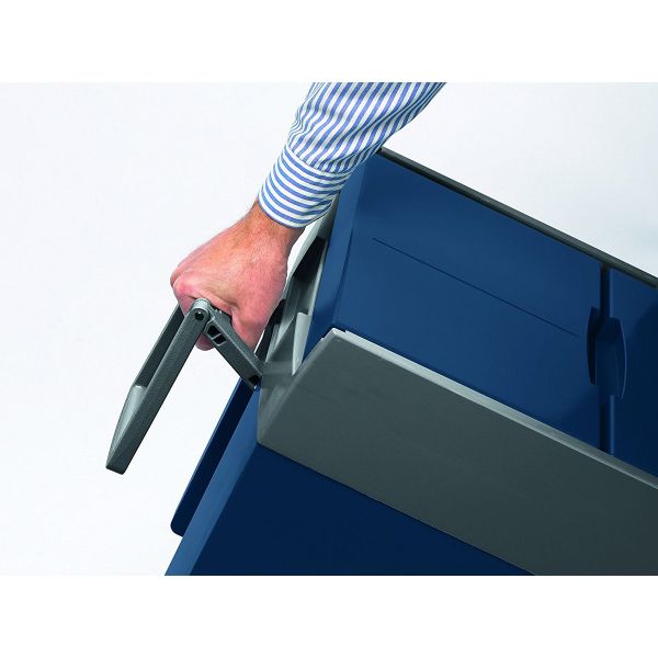 Nevera con Ruedas para Camping de 48 litros. De Mobicool - asidero