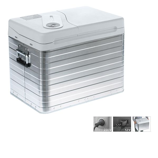 Nevera de Aluminio 40 litros de Mobicool cerrada