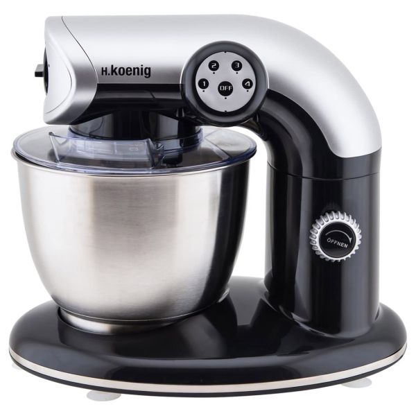 Amasadora Batidora H.Koenig con Tapa - negra