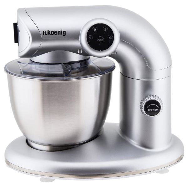 Amasadora Batidora H.Koenig con Tapa - silver