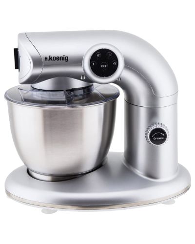 Amasadora Batidora H.Koenig con Tapa - silver