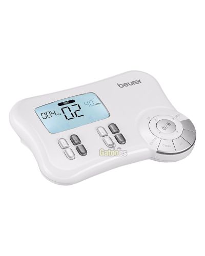 Electro-Estimulador muscular 3 in 1 con 8 Electrodos Lateral