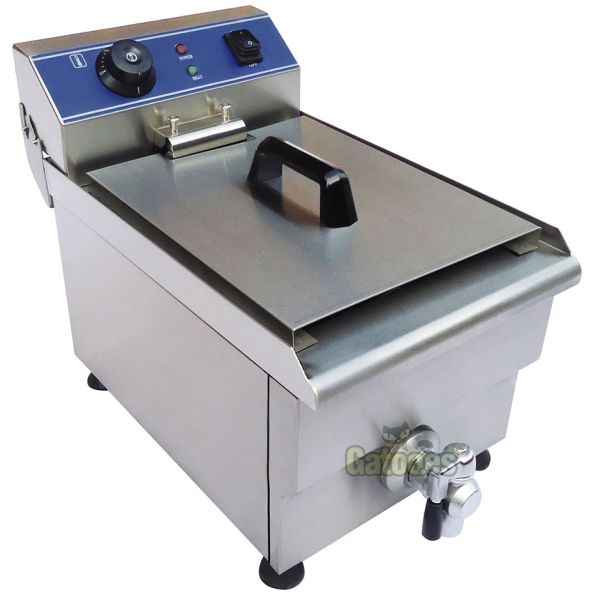 Freidora Profesional Eltron 10 litros con tapa