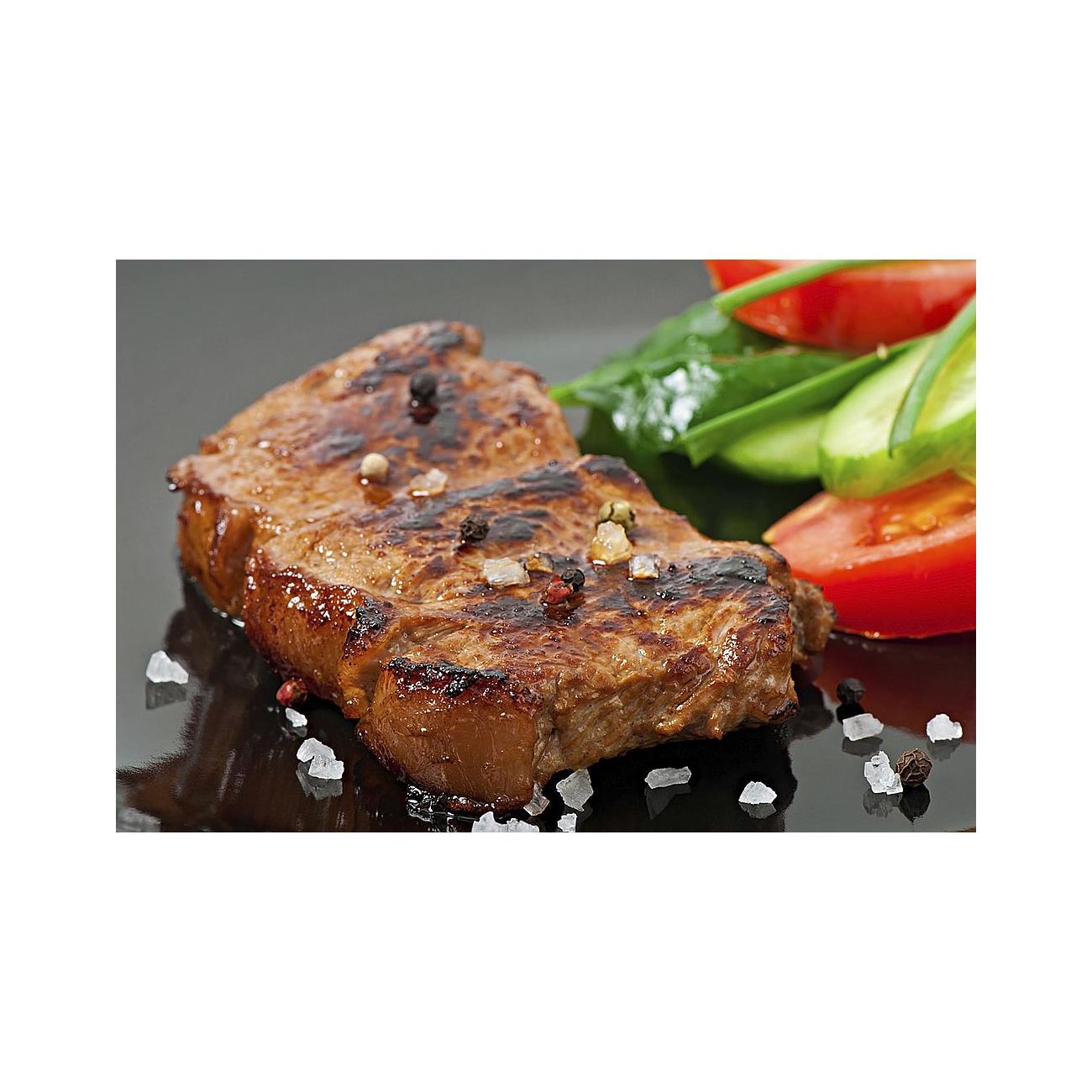 Carne en la Plancha de Asar Profesional eléctrica Ibimar IBP-M730