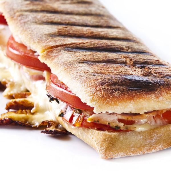 Montadito en Plancha-Grill Profesional, Base y tapa Ranuradas