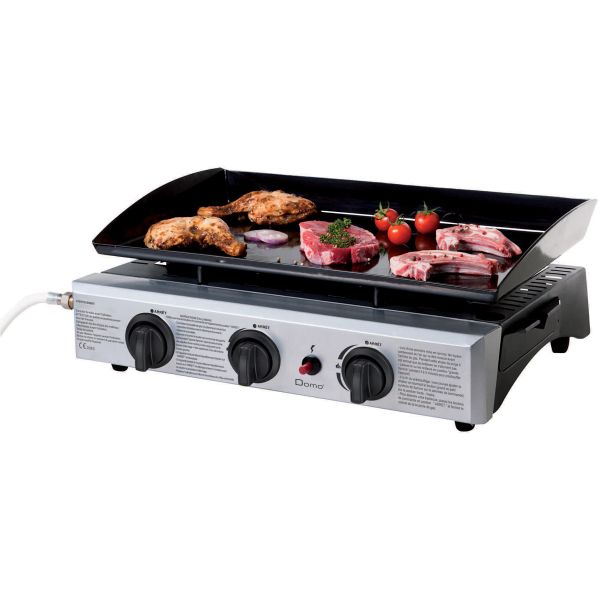Plancha de Asar a Gas Butano de Domo