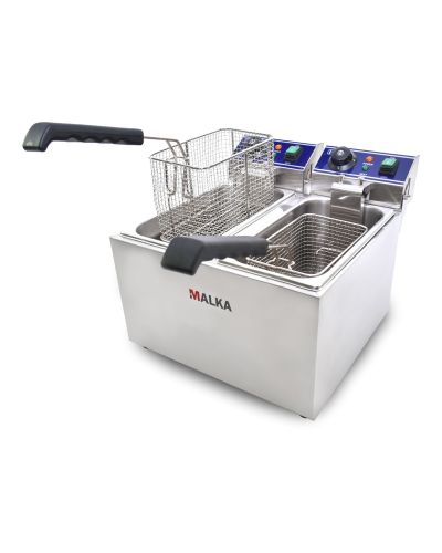 Freidora profesional Malka 16 litros - Abierta