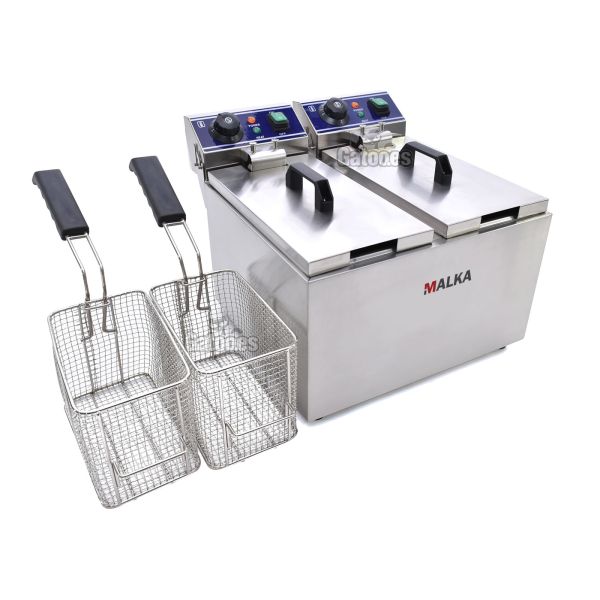 Freidora profesional Malka 16 litros - Cestas
