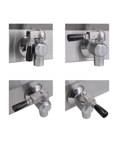 Freidora Profesional doble cesta 20 litros (10+10) grifos de vaciado