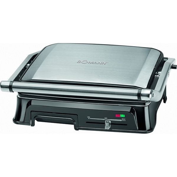 Plancha Grill Cerámica de Bomann cerrada