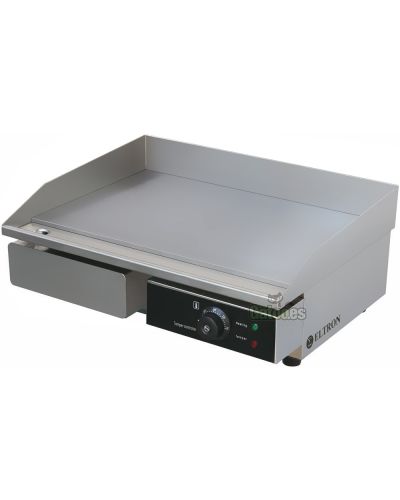 Plancha de Cocina Profesional eléctrica de Cromoduro. Eltron