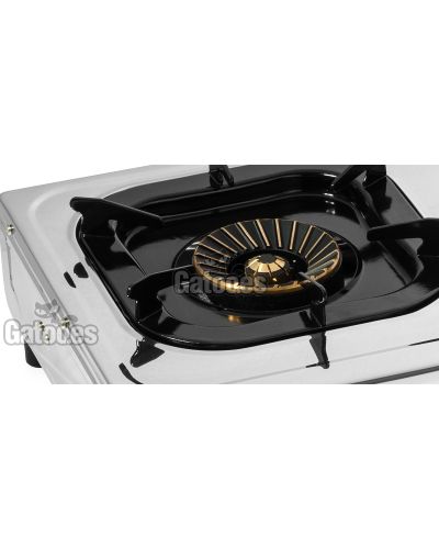Detalle de la Cocina de Gas de 2 Fuegos con termopar