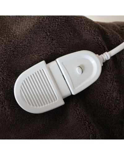 Manta Eléctrica doble Bicolor con conector conectado