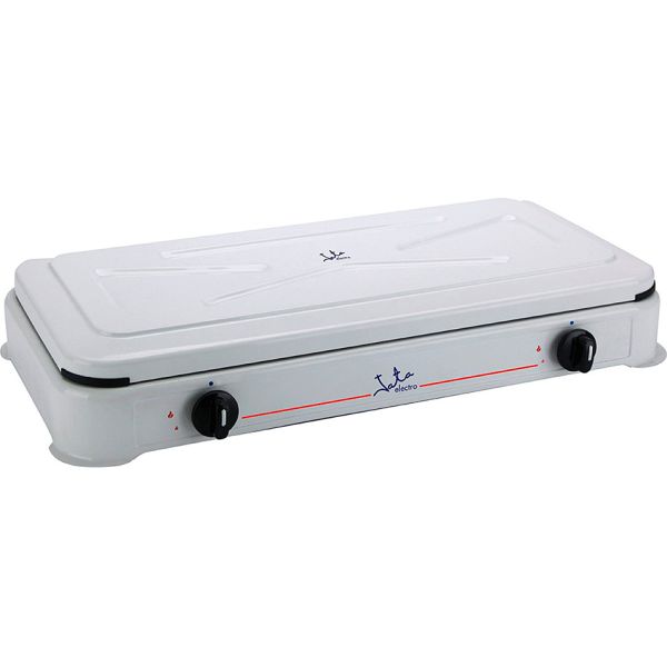 Cocina de Gas de 2 Fuegos doméstica - cerrada