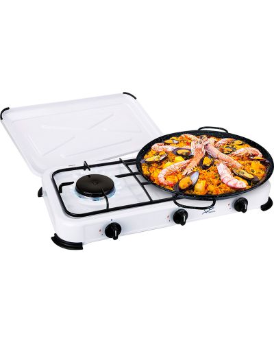 Cocina de Gas de 2 Fuegos doméstica - paella