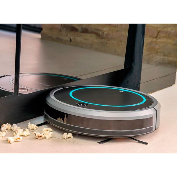 Robot Aspirador Inteligente Conga - limpiando