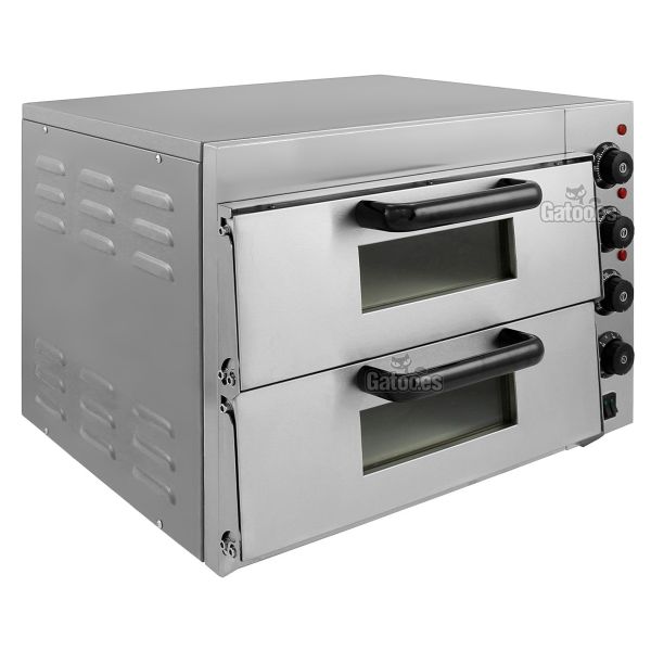 Ángulo inverso Horno para 2 Pizzas de 40 cm. Compact 4022
