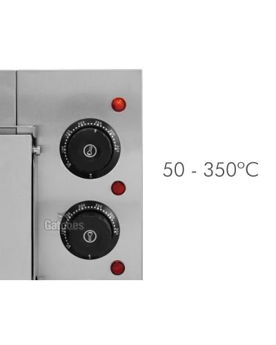 Mandos del Horno para 2 Pizzas de 40 cm. Compact 4022