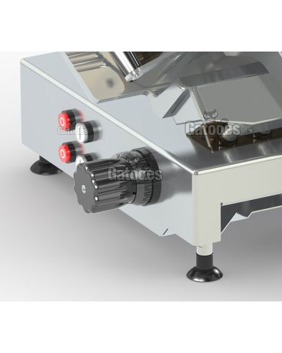 Mandos de la Cortafiambres Profesional BRAHER MA-350 de 350 mm. Automática