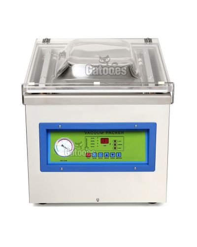 Vista cerrada de la Envasadora de Vacío Profesional de Campana EV301. Barra Sellado 30 cm. Vista cerrada de la Envasadora de Vacío Profesional de Campana EV301. Barra Sellado 30 cm.