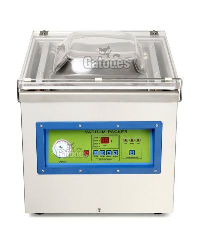 Vista cerrada de la Envasadora de Vacío Profesional de Campana EV402. 2 Barras Sellado 40 cm. Vista cerrada de la Envasadora de Vacío Profesional de Campana EV402. 2 Barras Sellado 40 cm.