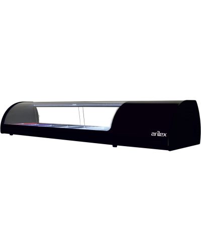 Vitrina Refrigerada Tapas color Negro. 6 Cubetas VRC6