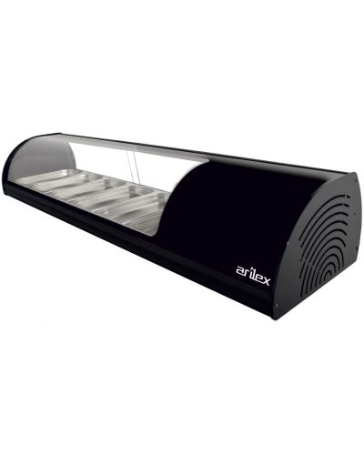 Vitrina Refrigerada Tapas de Colores. 6 Cubetas Inox VRC6