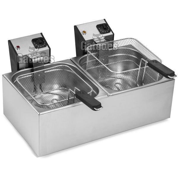 Freidora Profesional doble cesta 16 litros (8+8) FRD88