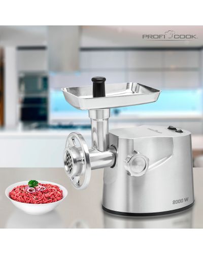 Picadora de Carne Semi-Profesional Proficook de aluminio