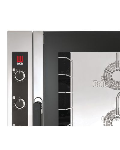Detalle Panel del Horno para Pastelería, Panadería y Cocina con 6 bandejas de 60x40 y con vapor. EKA 