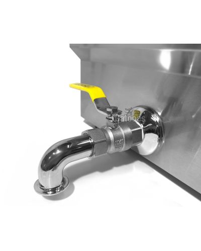 Grifo de vaciado de la Freidora Profesional Eltron 10 litros AR10. Potenciada.