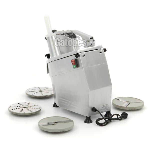 Vista trasera de la Cortadora de Vegetales V45