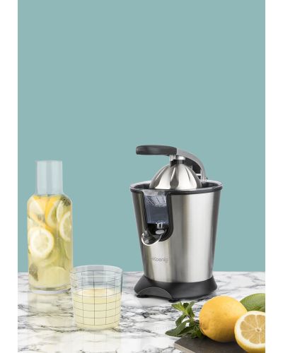 Exprimidor de Palanca Inox H.Koenig AGR80 para naranjas, limones y cítricos.