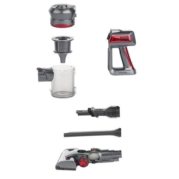 Aspirador Escoba H.Koenig UP600 con varios accesorios
