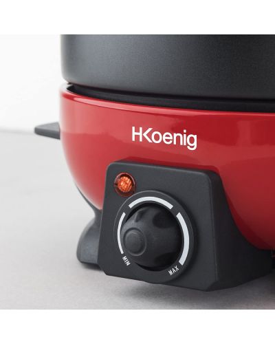 Fondue H.Koenig ALP1800. Para 6 personas. Temperatura de 25ºC hasta 190ºC.