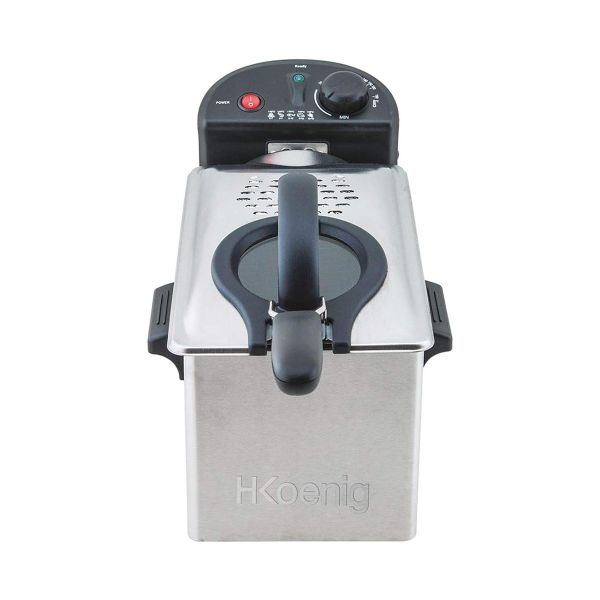 Freidora de 3 litros 2100W H.Koenig de frente