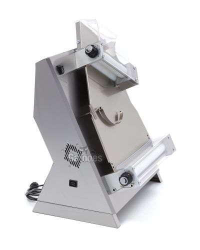 Vista lateral Formadora de Pizza Profesional Doble para Pizzas de 40 cm. DP42