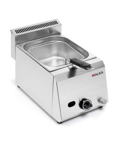 Freidora de Gas 8 Litros Profesional GD8 (OUTLET Reacondicionado) Abierta