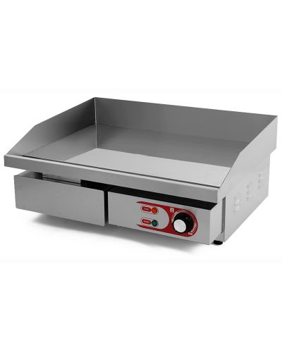 Vista lateral Plancha Eléctrica de Cocina Profesional Eltron. Ancho 55 cm. (de Cromoduro) (OUTLET Reacondicionado) Vista lateral Plancha Eléctrica de Cocina Profesional Eltron. Ancho 55 cm. (de Cromoduro) (OUTLET Reacondicionado)