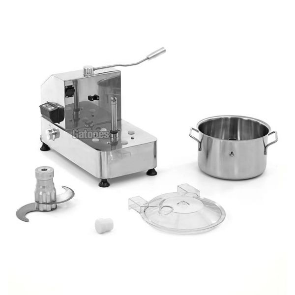 Cortador Procesador de Alimentos Profesional 6 Litros CX6 y 9 Litros CX9 desmontada