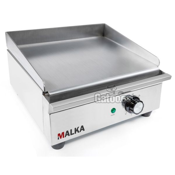 Plancha Eléctrica de Cocina Profesional Malka. Ancho 32 cm. (OUTLET Reacondicionado - Pruebas)