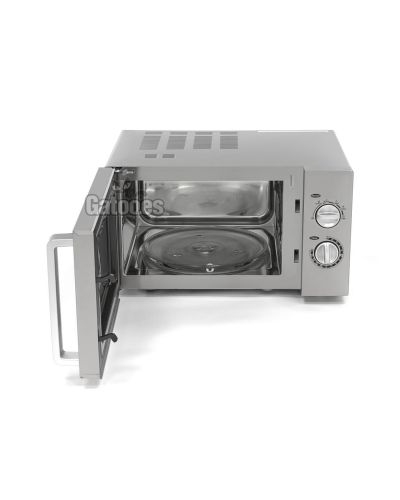 Microondas Profesional 25 Litros 900W Inox MC9 abierto
