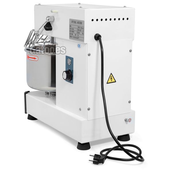 Vista trasera Amasadora Espiral de 10 litros Malka KL10 (OUTLET Reacondicionado)