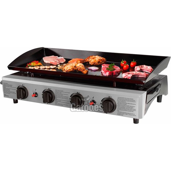 Plancha de Cocina a Gas Butano o Propano. Ancho 77 cm