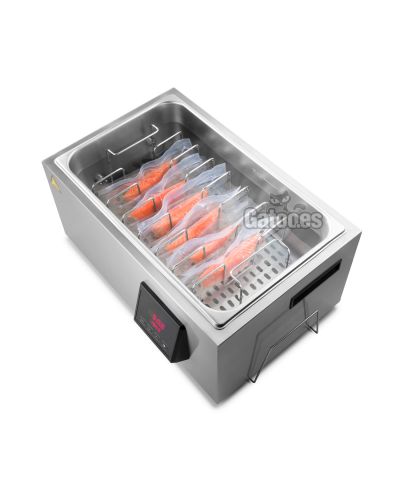 Sous Vide profesional. Máquina de cocción al vacío 28 Litros. Soporte bolsas de vacío