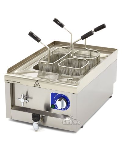 Cocedor de Pasta Eléctrico Profesional 15 litros, 3 cestas