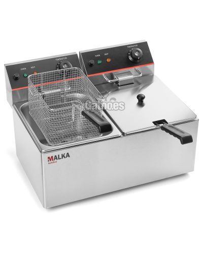 Freidora Profesional doble cesta 16 litros (8+8) Malka (OUTLET Reacondicionado) Freidora Profesional doble cesta 16 litros (8+8) Malka (OUTLET Reacondicionado)