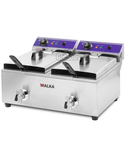 Freidora 10+10 litros Malka FED20 cerrada